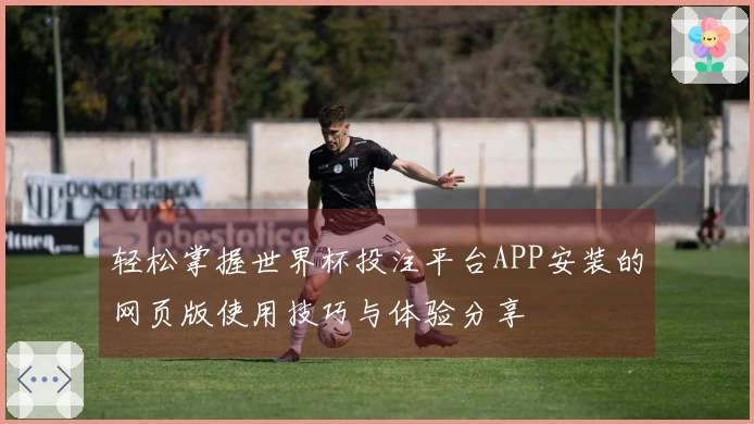 轻松掌握世界杯投注平台APP安装的网页版使用技巧与体验分享